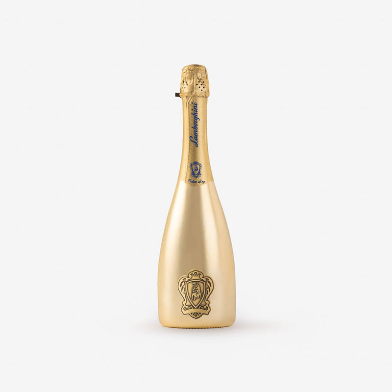 Load image into Gallery viewer, Lamborghini Gold: Extra Dry Prosecco D.O.C. Treviso with Gift Box | Case of 6 - Main Street Liquor
