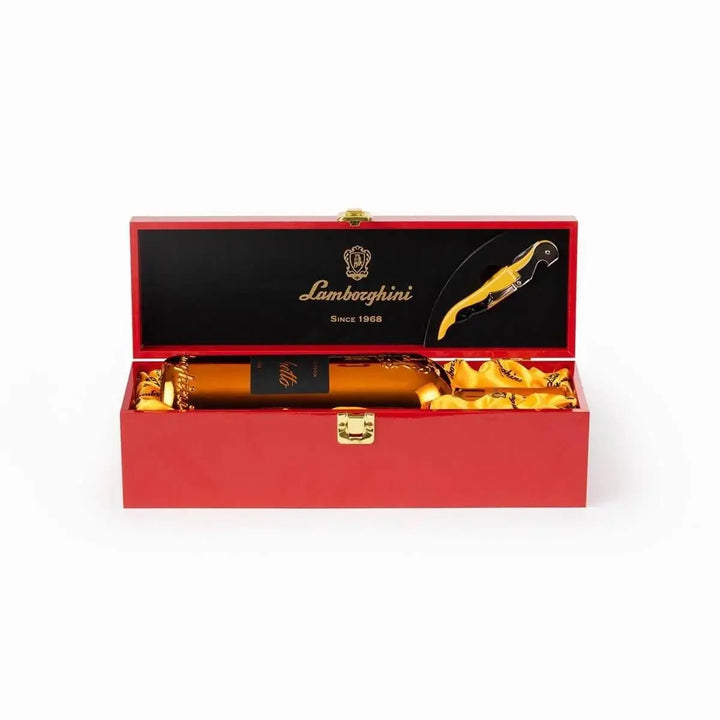 Lamborghini Luxe: Grechetto with Gift Box &amp; Corkscrew - Main Street Liquor