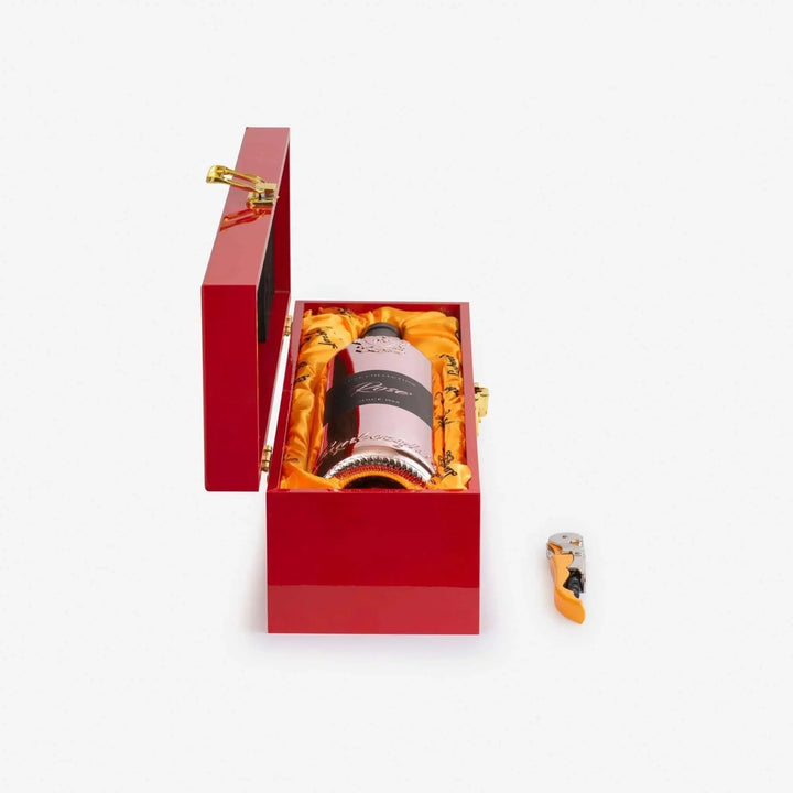 Lamborghini Luxe: Rose with Gift Box &amp; Corkscrew - Main Street Liquor