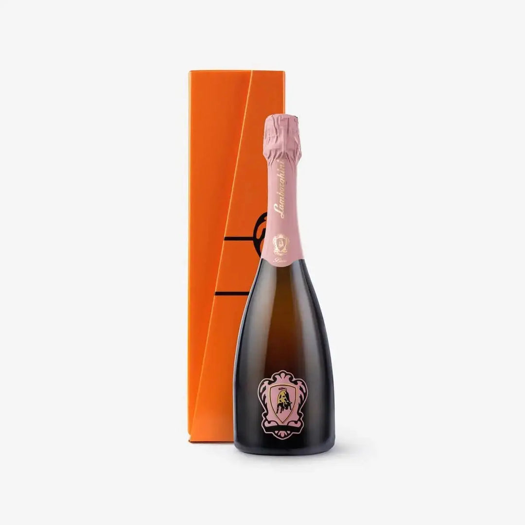 Lamborghini: Rosè "The Legend" with Gift Set &amp; Wine Glasses - Main Street Liquor