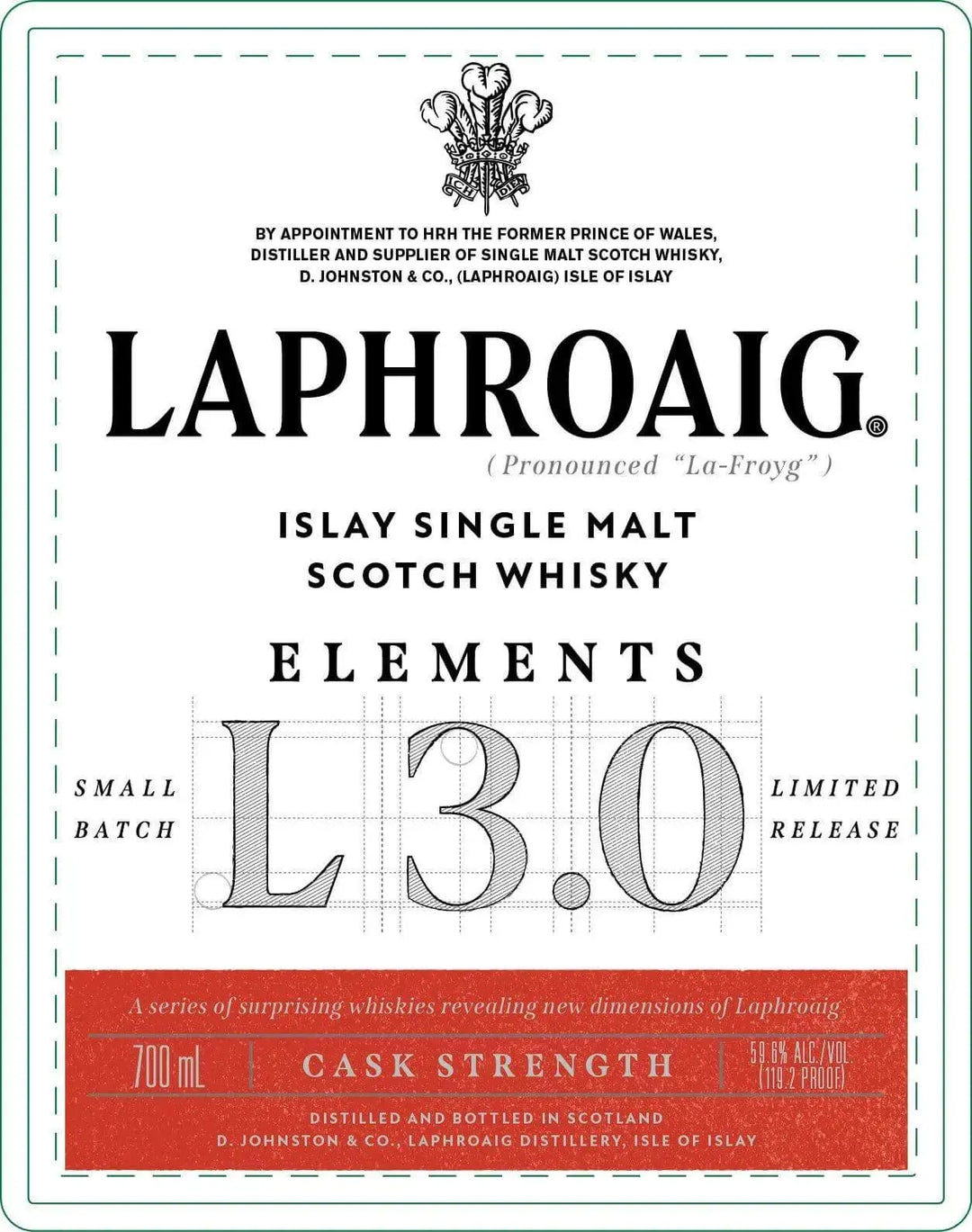 Laphroaig Elements 3.0 Islay Single Malt Scotch Whisky Cask Strength - Main Street Liquor