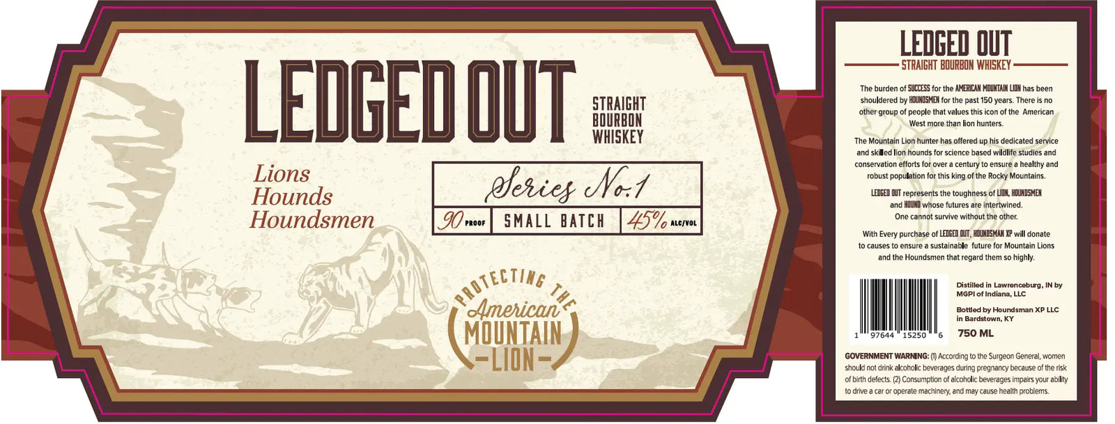 Ledged Out Straight Bourbon Whiskey Series No.1 - Main Street Liquor