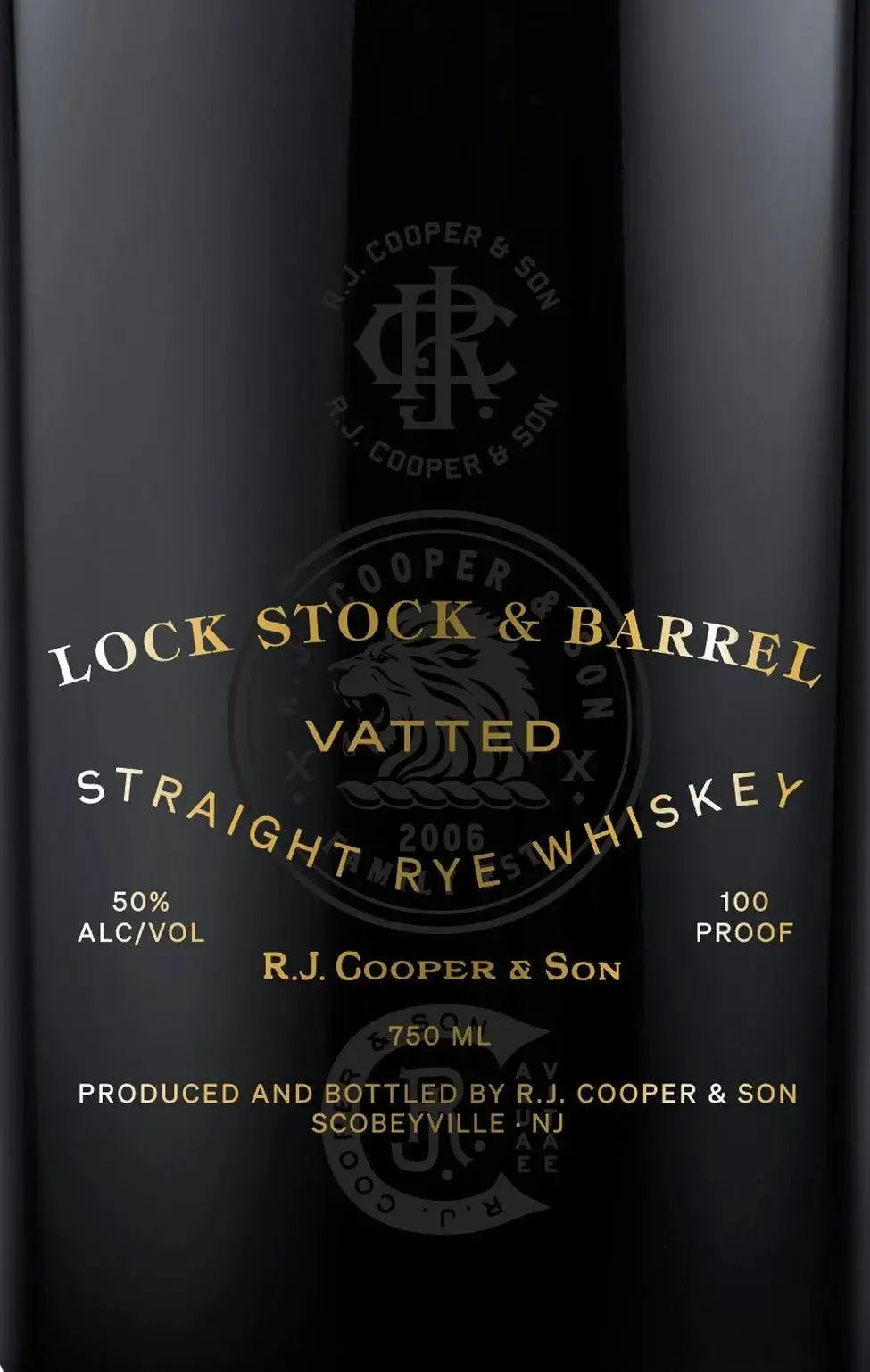 Lock Stock &amp; Barrel Vatted Straight Rye Whiskey - Main Street Liquor