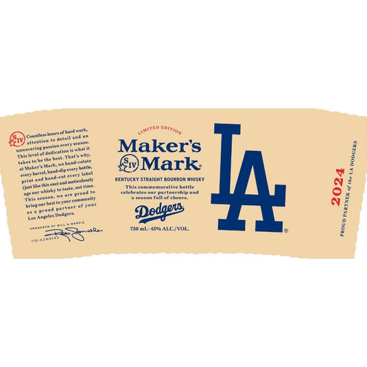 Maker’s Mark LA Dodgers 2024 Limited Edition - Main Street Liquor