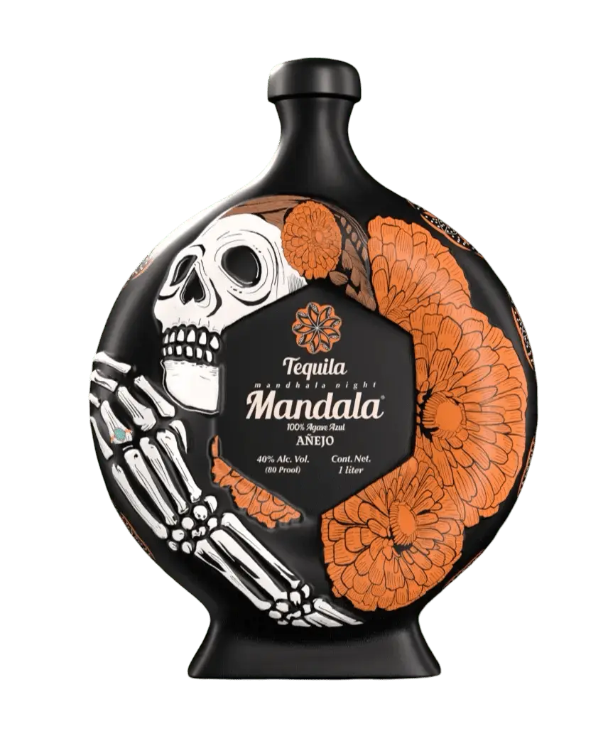 Mandala Tequila Anejo Dia De Los Muertos "La Catrina" 2025 Edition 1L - Main Street Liquor