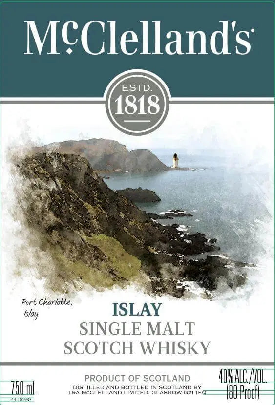 McClelland's Islay Single Malt Scotch Whisky - Main Street Liquor