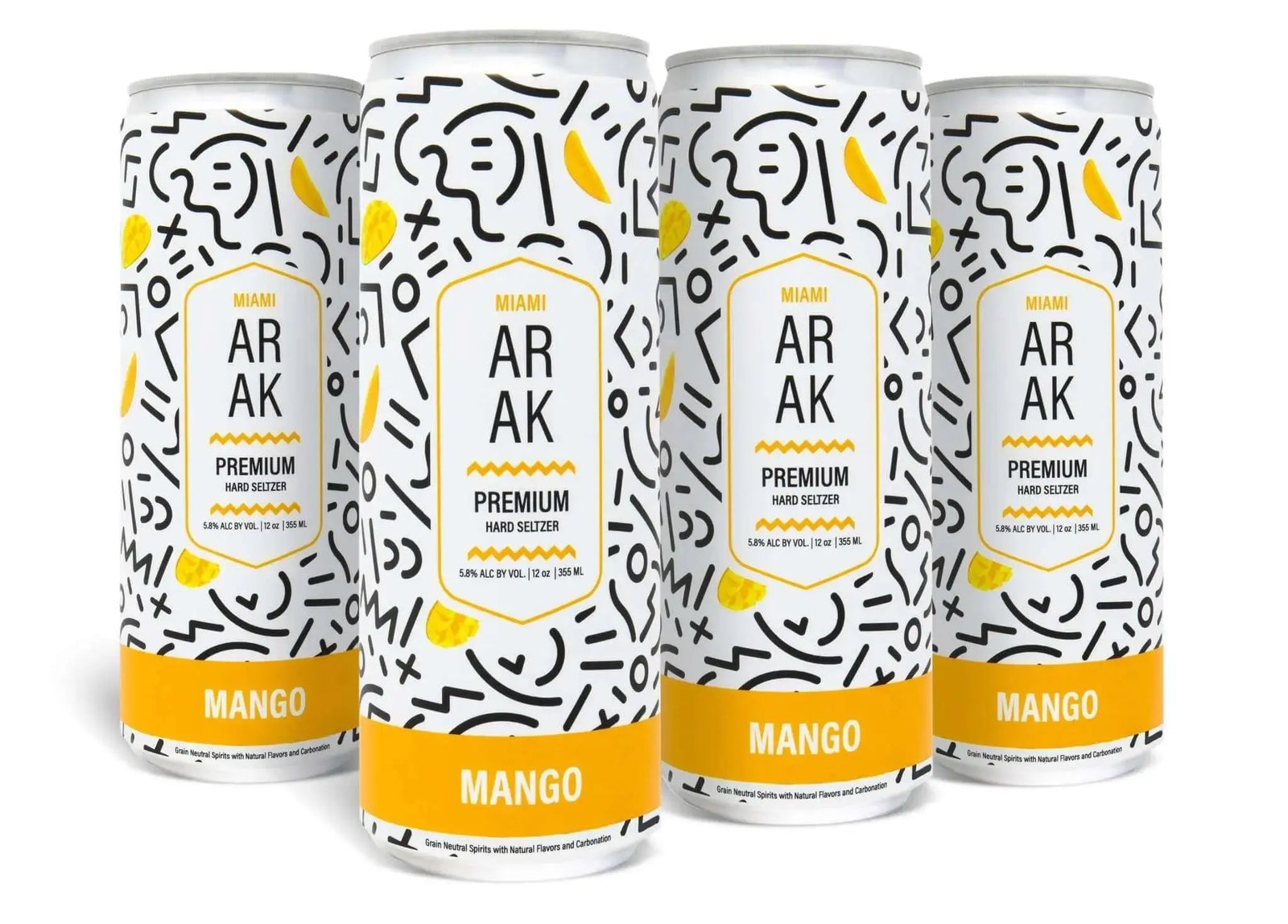 Miami Arak Mango Seltzer - Main Street Liquor