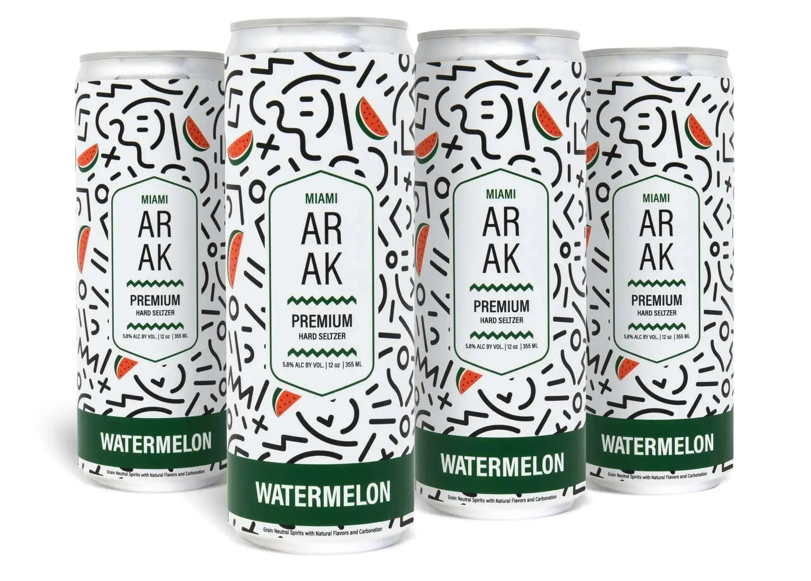 Miami Arak Watermelon Seltzer - Main Street Liquor