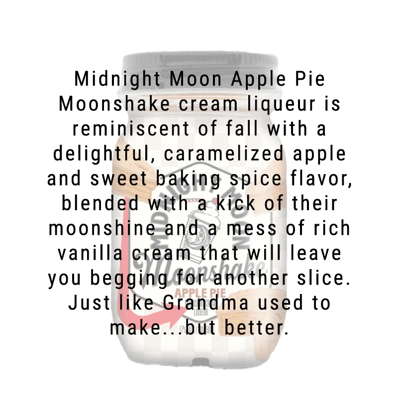 Midnight Moon Apple Pie Moonshake 50mL 12 pack - Main Street Liquor