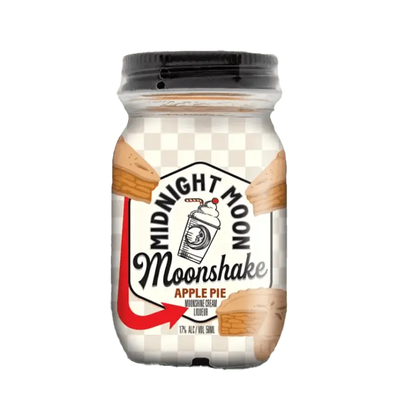 Midnight Moon Apple Pie Moonshake 50mL 12 pack - Main Street Liquor