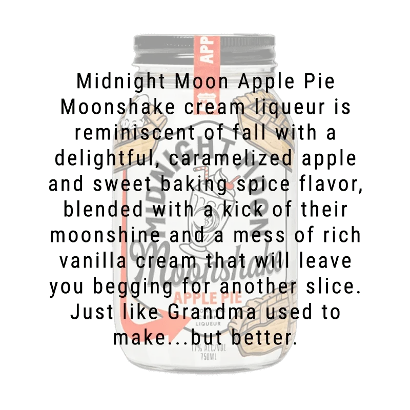 Midnight Moon Apple Pie Moonshake 750mL - Main Street Liquor