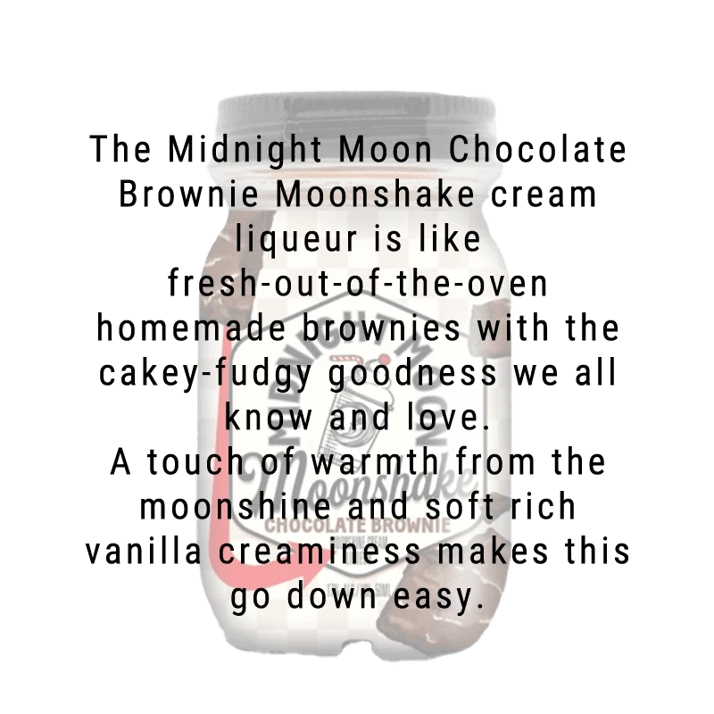 Midnight Moon Chocolate Brownie Moonshake 50mL 12 pack - Main Street Liquor