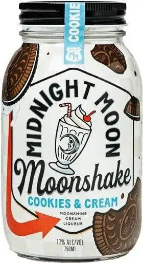 Midnight Moon Cookies &amp; Cream 750ml - Main Street Liquor