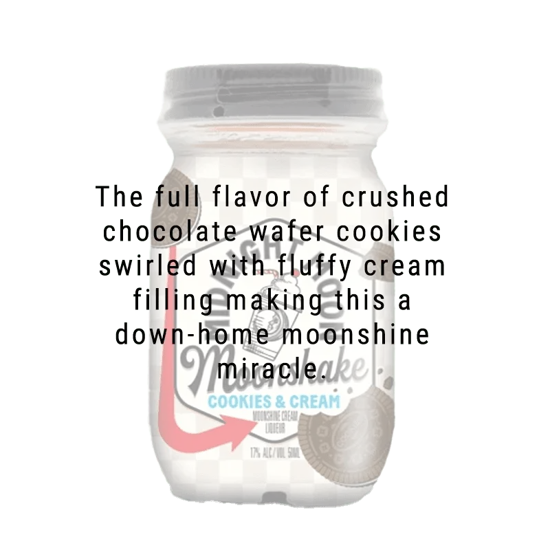 Midnight Moon Cookies & Cream Moonshake 50mL 12 Pack - Main Street Liquor