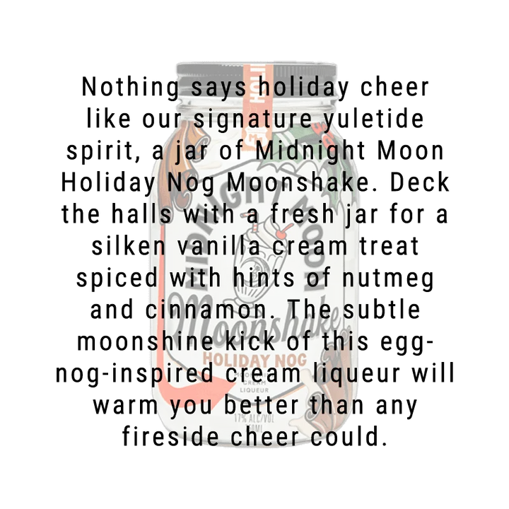 Midnight Moon Holiday Nog Moonshake 750mL - Main Street Liquor