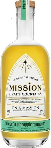 Mission Craft Cocktails Jalapeno Pineapple Margarita 375ml 6 Pack - Main Street Liquor