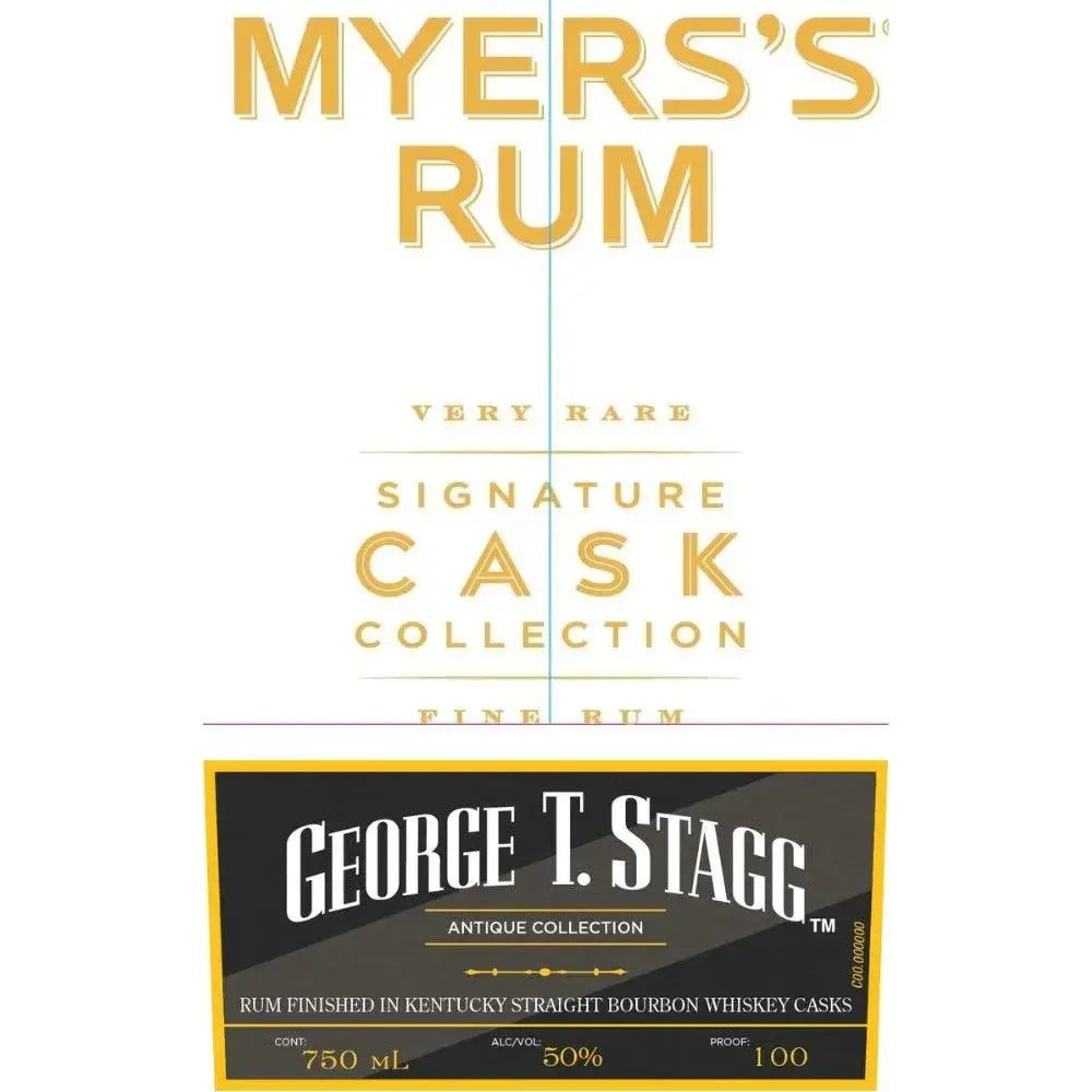 Myers’s Rum Signature Cask Collection - George T. Stagg Barrel - Main Street Liquor