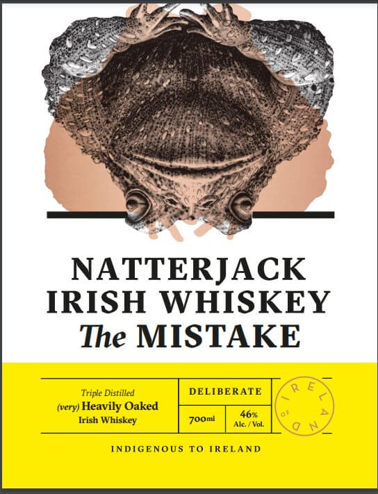 Load image into Gallery viewer, Natterjack Irish Whiskey The Mistake - Heavily Oaked 700ml 46% ABV - Main Street Liquor
