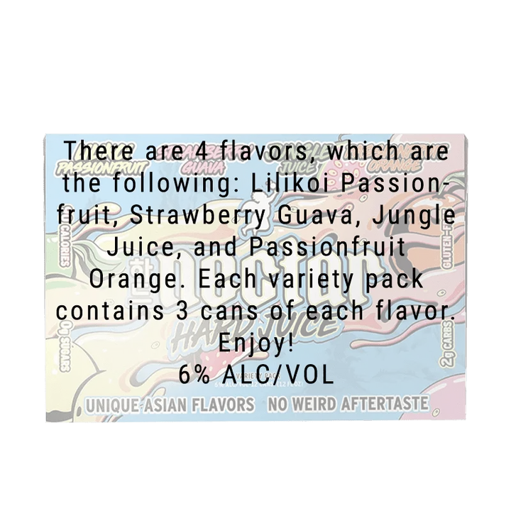 Nectar Hard Juice Hard Seltzer Variety 12 Pack 12.oz - Main Street Liquor