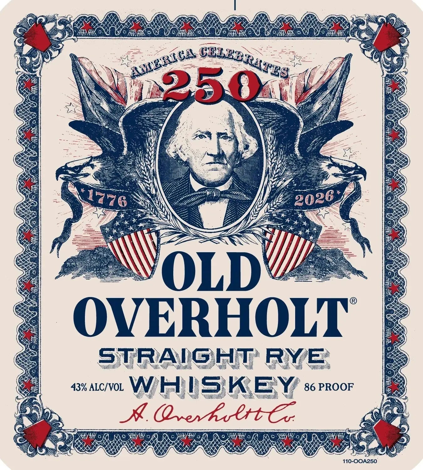 Old Overholt 4 Year Straight Rye Whiskey America 250th Edition - Main Street Liquor