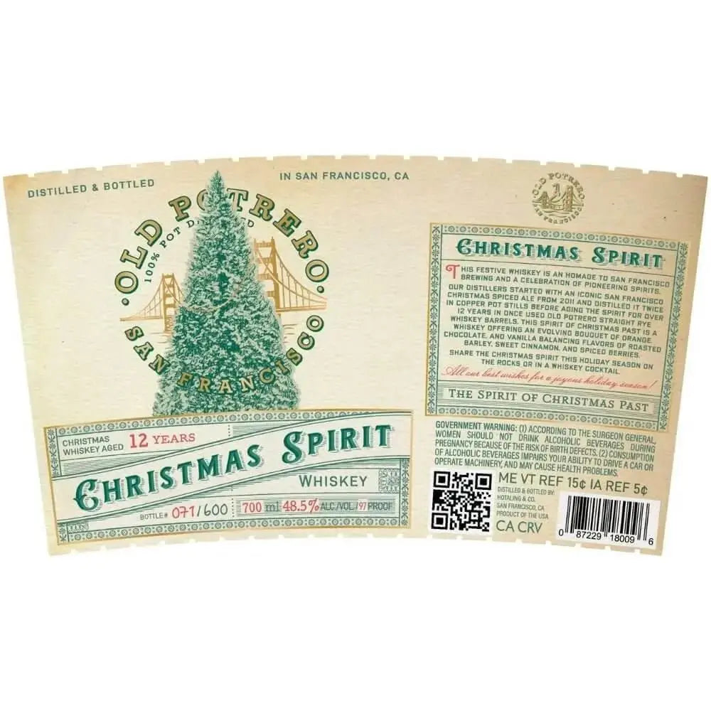 Old Potrero 2025 Christmas Spirit Whiskey 9 Year Limited Edition 700mL - Main Street Liquor