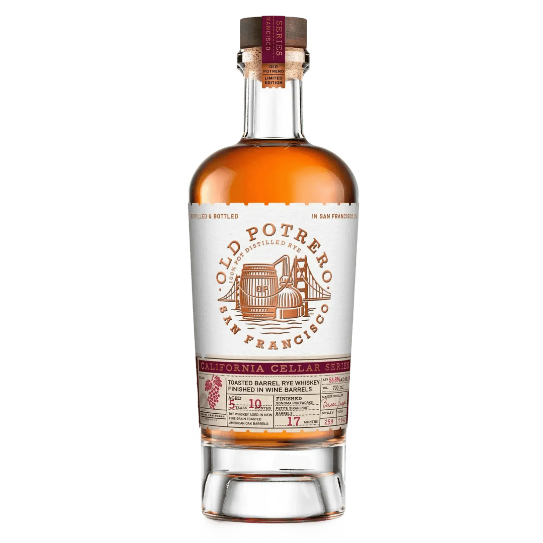 Old Potrero California Cellar Series 02 Toasted Barrel Rye Whiskey Finished in Wine Barrels 700ml - Main Street Liquor