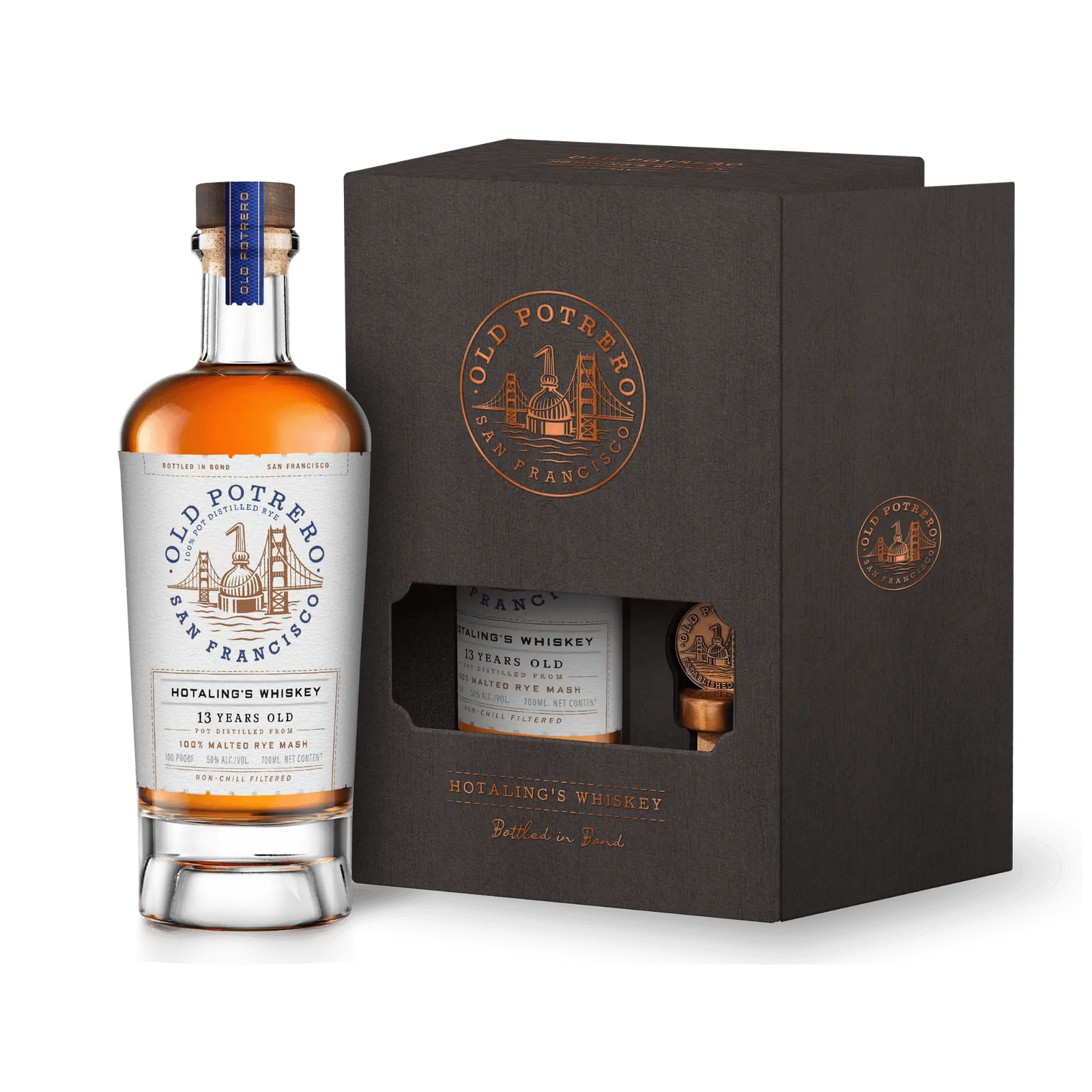 Old Potrero Hotaling's Bottle in Bond 13 Year Old Whiskey - Main Street Liquor