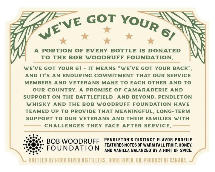 Pendleton Whisky 2025 Military Edition - Main Street Liquor