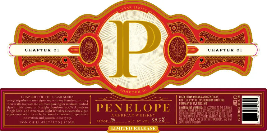 Penelope Cigar Series Chapter 01 Limited Release American Whiskey - Main Street Liquor