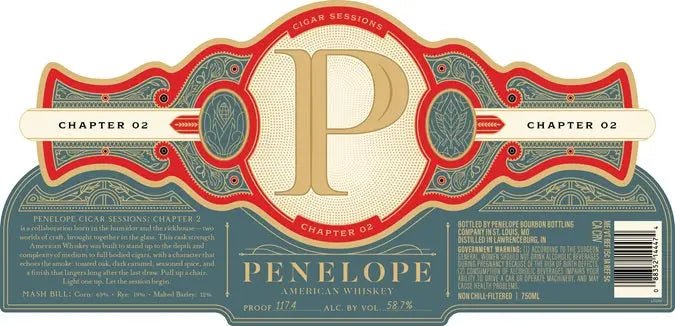 Penelope Cigar Sessions Chapter 2 American Whiskey 750mL - Main Street Liquor