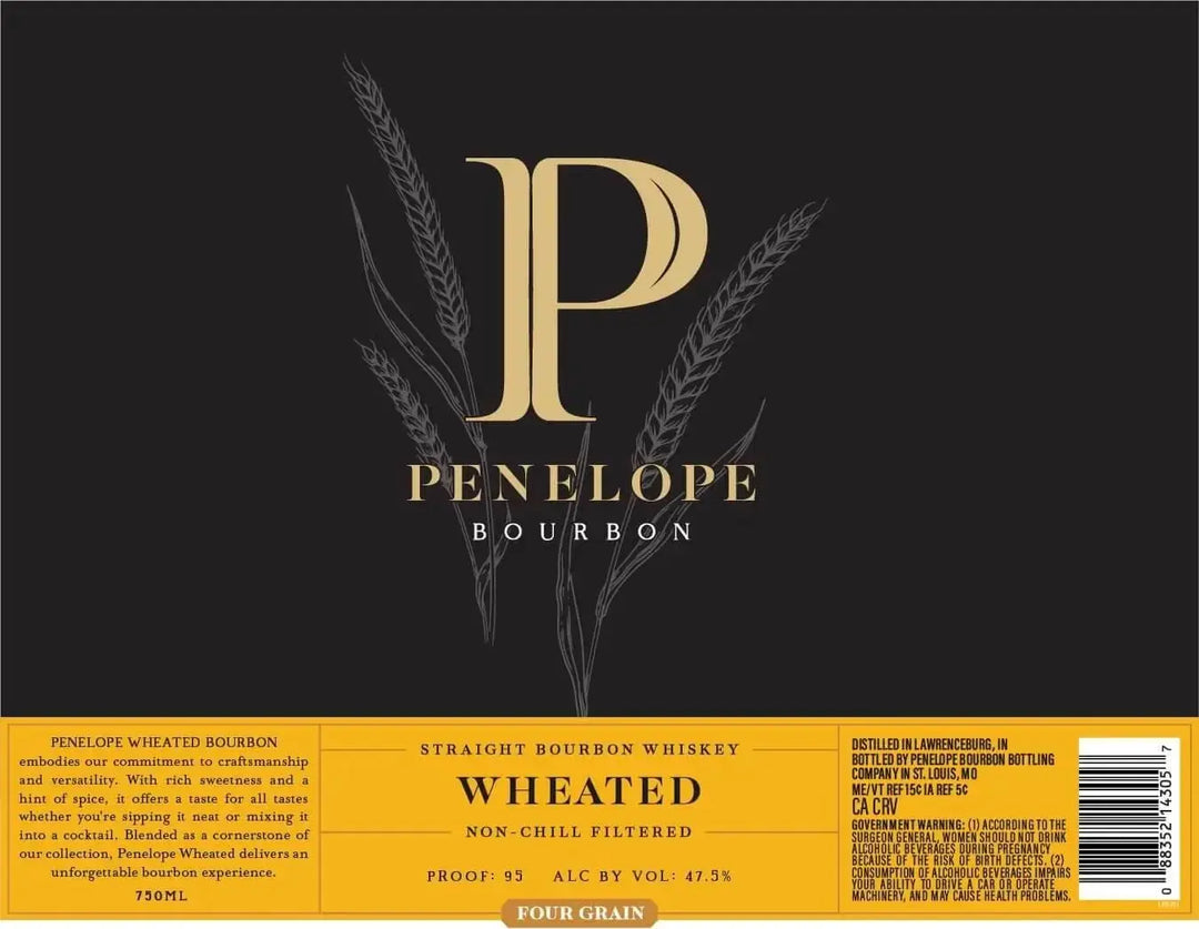 Penelope Wheated Bourbon Four Grain Straight Bourbon Whiskey - Main Street Liquor
