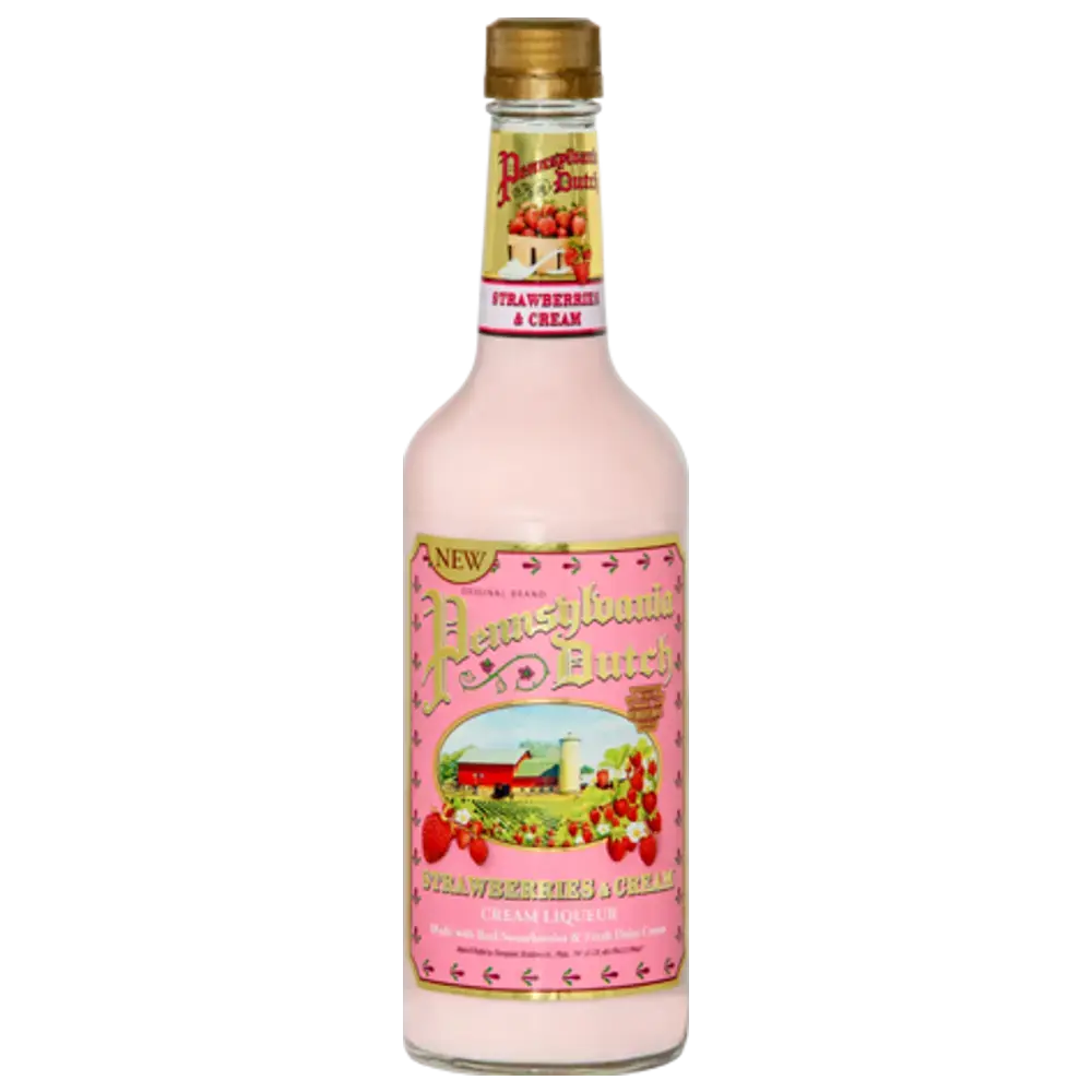 Pennsylvania Dutch Strawberries & Cream - Cream Liqueur (750ml) - Main Street Liquor