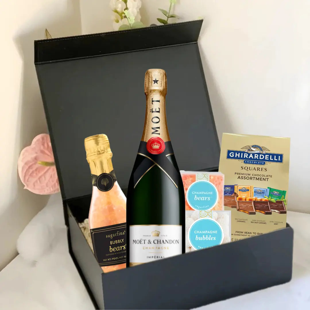 Premium Champagne Gift Box - Main Street Liquor