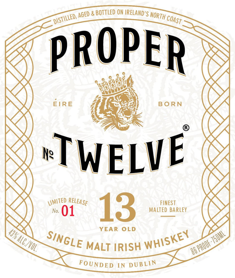 Load image into Gallery viewer, Proper No. Twelve 13 Year Old Single Malt Irish Whiskey Limited Release No. 01 - Main Street Liquor
