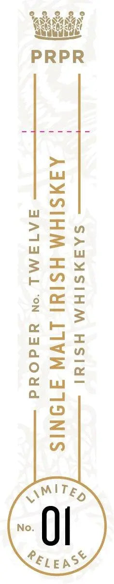 Proper No. Twelve 13 Year Old Single Malt Irish Whiskey Limited Release No. 01 - Main Street Liquor