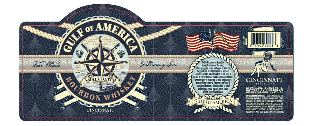 Gulf of America Small Batch Bourbon Whiskey Gulf of America