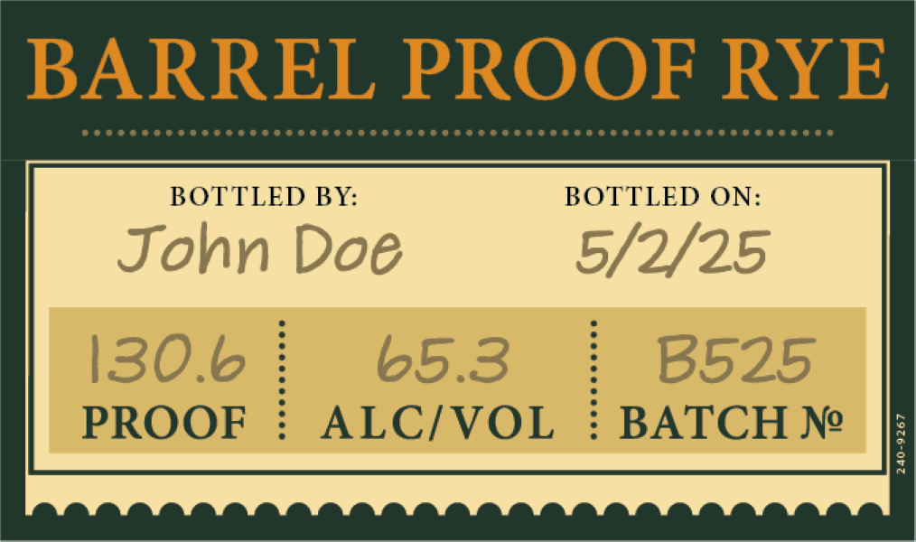 Elijah Craig Barrel Proof Rye Batch B525 130.6 Proof Elijah Craig