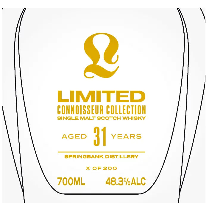 Springbank 31 Year Old Limited Connoisseur Collection Single Malt Scotch Whisky Springbank