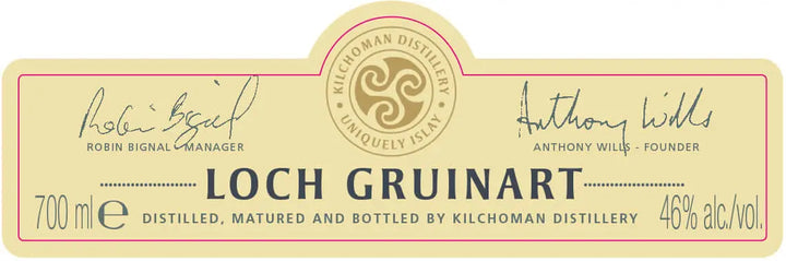 Kilchoman Loch Gruinart Islay Single Malt Scotch Whisky 700ml Kilchoman