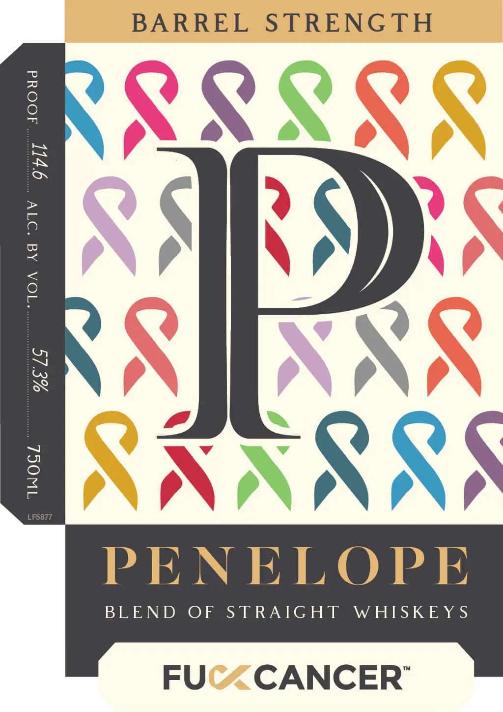 Penelope Bourbon Barrel Strength "F⚡CK CANCER" Limited Edition Penelope Bourbon