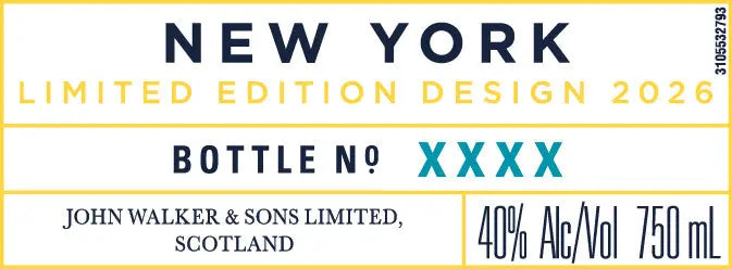 Johnnie Walker Blue Label New York Limited Edition 2026 Johnnie Walker