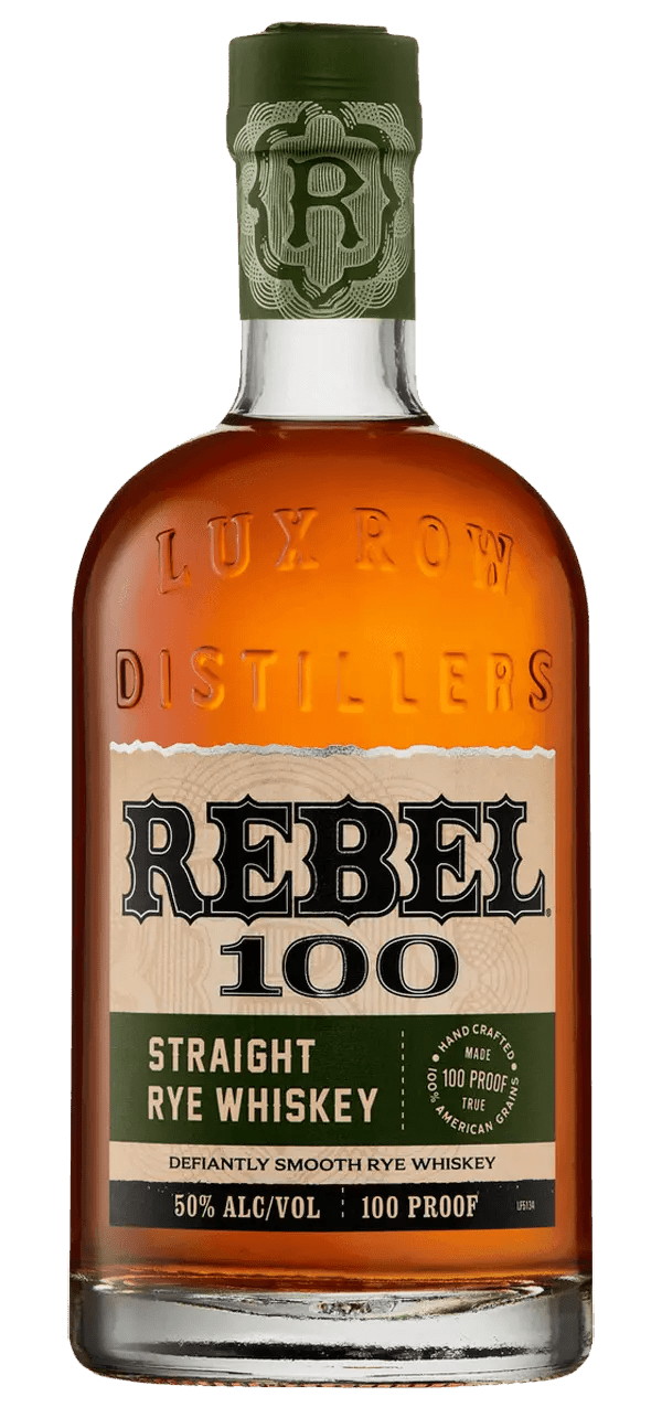 Rebel Bourbon 100 Proof Straight Rye Whiskey - Main Street Liquor