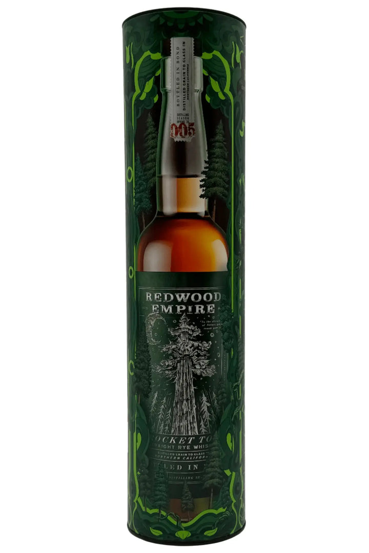 Redwood Empire Rocket Top Bottled in Bond Straight Rye Whiskey Batch 005 2025 Release - Main Street Liquor