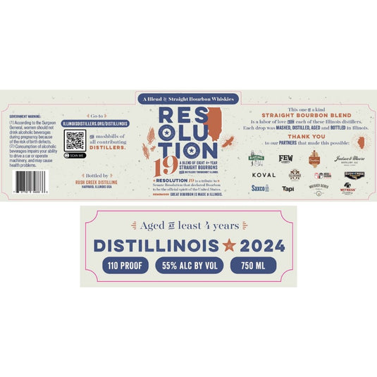 Resolution 19 Distillinois 2024 Straight Bourbon - Main Street Liquor