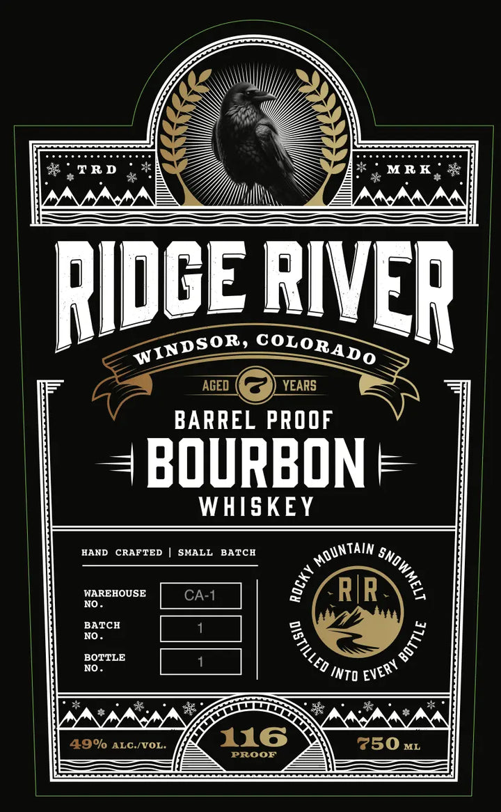 Ridge River Barrel Proof Bourbon Whiskey - Main Street Liquor