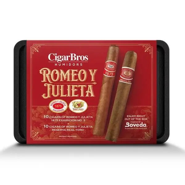 Romeo Y Julieta 20 Premium Cigars Set + Personal Humidor by CigarBros - Main Street Liquor