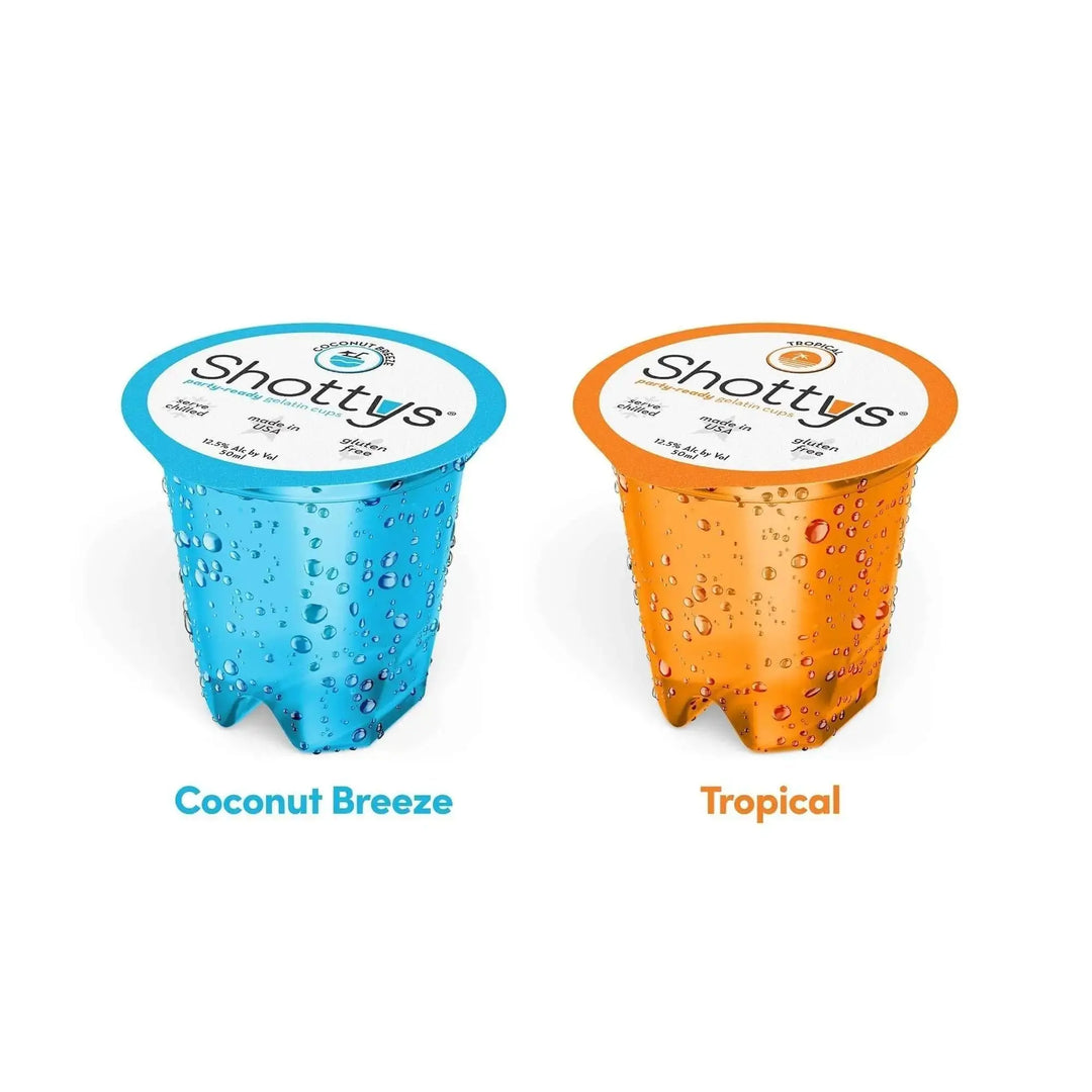 Shottys Coconut Breeze/Tropical Gelatin Shots (8 shots) - Main Street Liquor