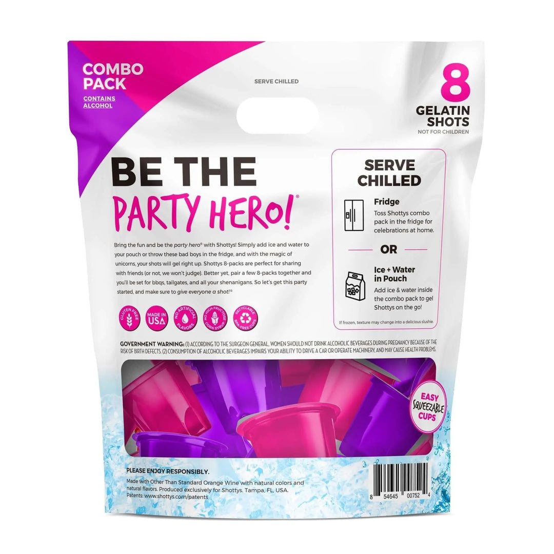 Shottys Grape/Watermelon Gelatin Shots (8 shots) - Main Street Liquor