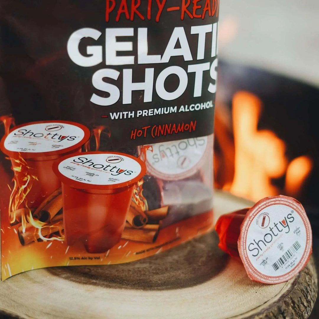 Shottys Hot Cinnamon Gelatin Shots (8 shots) - Main Street Liquor