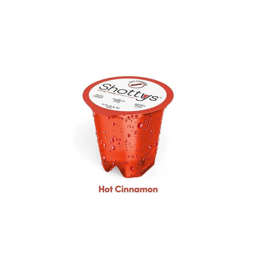 Shottys Hot Cinnamon Gelatin Shots (8 shots) - Main Street Liquor